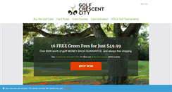 Desktop Screenshot of golfcrescentcity.com